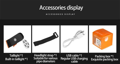 New Multi Lighting Modes Bicycle Taillight USB Rechargeable Led Bike Light Flash Tail Rear Lights for Mtb Bike Seatpost