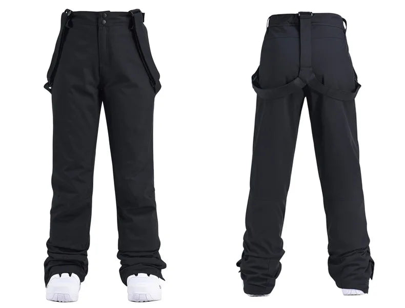 New Fashion Letter Women Ski Suit Winter Windproof Waterproof Snowboarding Jacket and Pants Snow Walking Clothes Female Snowsuit