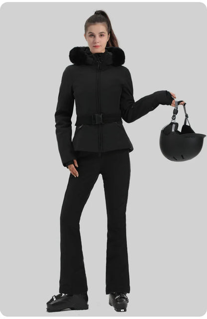 Skiing Jacket 2025 Mountain Snowboard Jackets Winter Hooded Woman Snow Jackets Outdoor Sports Outerwear Windproof Warm Tracksuit