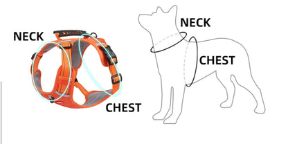 Reflective Dog Chest Strap Pet Leash Vest Type Explosion-proof Flushing Puppy Chest and Back Pet Products