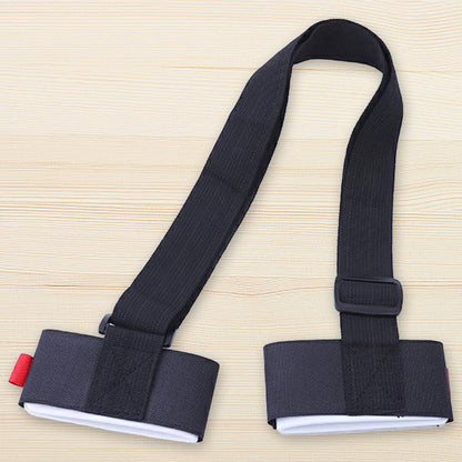 2/1PCS Skiing Strap Adjustable Skiing Pole Shoulder Hand Carrier Lash Handle Straps Porter Hook LoopProtecting For Ski Board