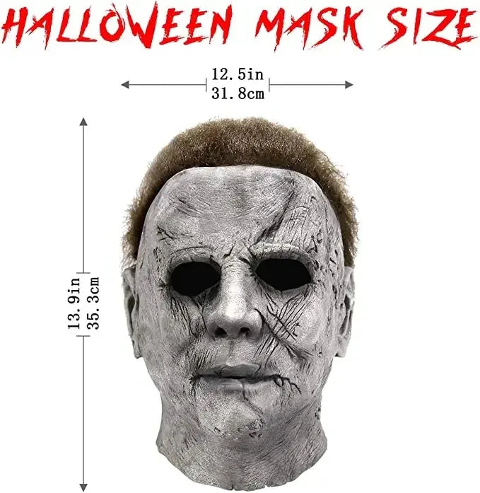 Michael Myers Mask 1978 Halloween Movie Latex Mask Realistic Horror Mask Scary Cosplay Mask Costume Party Mask