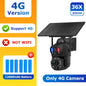 SHIWOJIA 4K 8MP 36X Zoom 4G Solar Camera Dual Lens Dual Screen Human Detect Auto Tracking Outdoor 10W Solar Panel WIFI CCTV