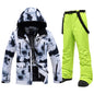 Winter -30 Degree Ski Suit For Men Windproof Waterproof Thick Warm Skiing Jacket Snow Pants Outdoor Male Snowboarding Clothing