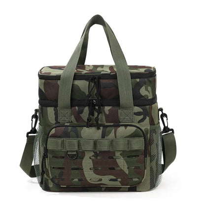 Camouflage Large-Capacity Tactical Thermal Cooler Lunch Bag Outdoor Insulated Leakproof Insulated Durable Portable Ice Pack