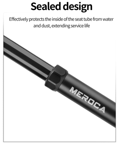 MEROCA Bike Dropper Seat Post 30.9/31.6x425mm Internal Routing Cable Remote Wire Control Lift Seat Tube Mtb Seatpost