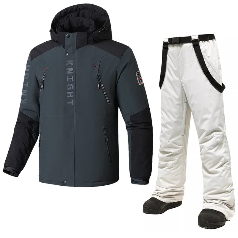 Fleece Ski Jackets and Pants, Good Quality L-8XL Windproof WaterProof.