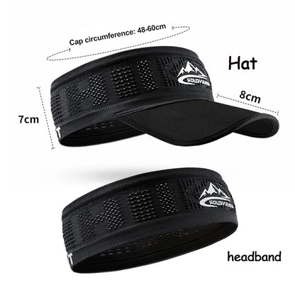 Cooling Stretchy Visor Unisex Visor Hat for Men and Women No Slip Band Lightweight Performance Running Sun Protection Visor