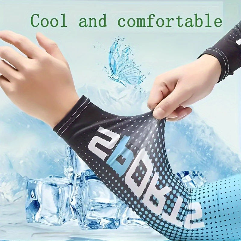 UV protection arm cooling sleeve for sports - stay cool and protected while running, fishing, cycling
