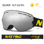 Snowboard Ski Goggles for Men Women UV400 Protection Anti-Fog Ski Glasses Ski Mask Big Face Snow Glasses Skiing Eyewear