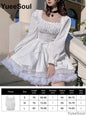Halloween Gothic Grunge Punk Women Dress Long Sleeve Lace Slim Black Dresses 2025 New Y2K Harajuku Lolita Fairy Core Party Dress