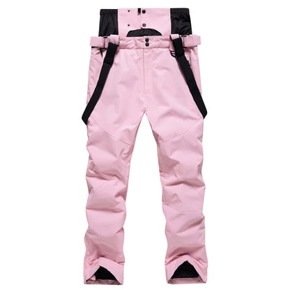 Women and Men's Ski Trousers Windproof Waterproof Snowboarding Winter Outdoor Warm Breathable Snow Male Female Sports Pants