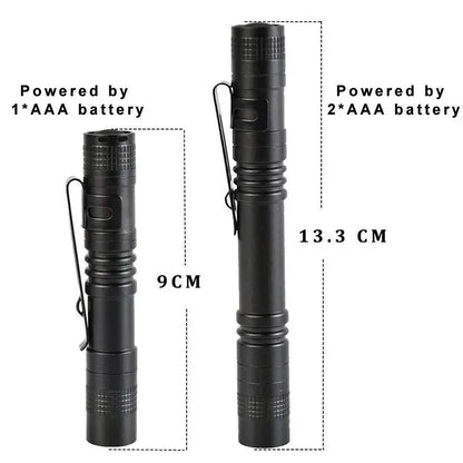 Small Mini LED Flashlight Handheld Pen Light Flashlight Tactical Pocket Torch PenLight with Clip Led Pen Flashlight