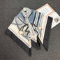 Foreign trade original single Italian autumn and winter new fashion brand printed light luxury shawl scarf