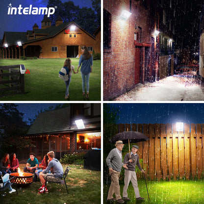 3000LM Solar Light for Outdoor Solar Lamp Sunlight Motion Sensor Light Remote Control Waterproof Garden Street Wall Yard Lamp