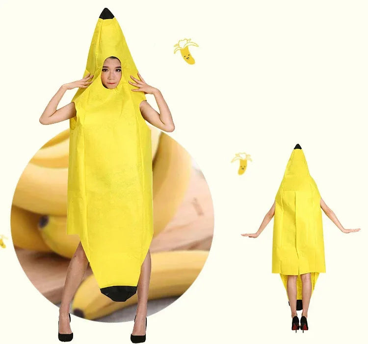 Carnival Clothing Men Cosplay Adult Fancy Dress Funny Sexy Banana Costume Novelty Halloween Christmas Carnival Party Decorations