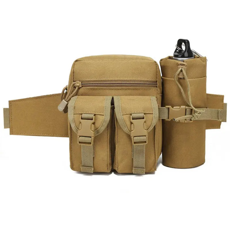 Outdoor Tactical Waist Pack Nylon Hiking Phone Water Bottle Pouch Sport Tool equipment package Hunting Climbing Camping Belt Bag