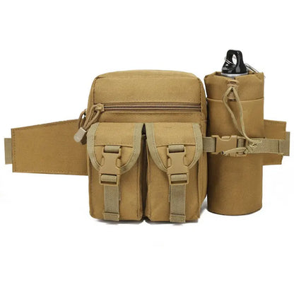 Outdoor Tactical Waist Pack Nylon Hiking Phone Water Bottle Pouch Sport Tool equipment package Hunting Climbing Camping Belt Bag