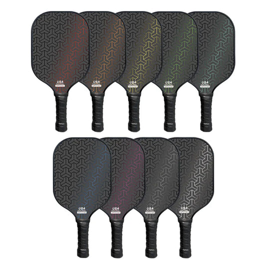 (1pcs) Cheap Fiberglass Pickleball Racket PP Honeycomb Core Pickle Ball Paddle With 2 Balls