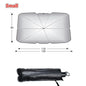 Automobile Windshield Sunshade Upgraded V-Design Car Sun Umbrella Innovative Telescopic Sun Visor For Heat Insulation Shade Prot