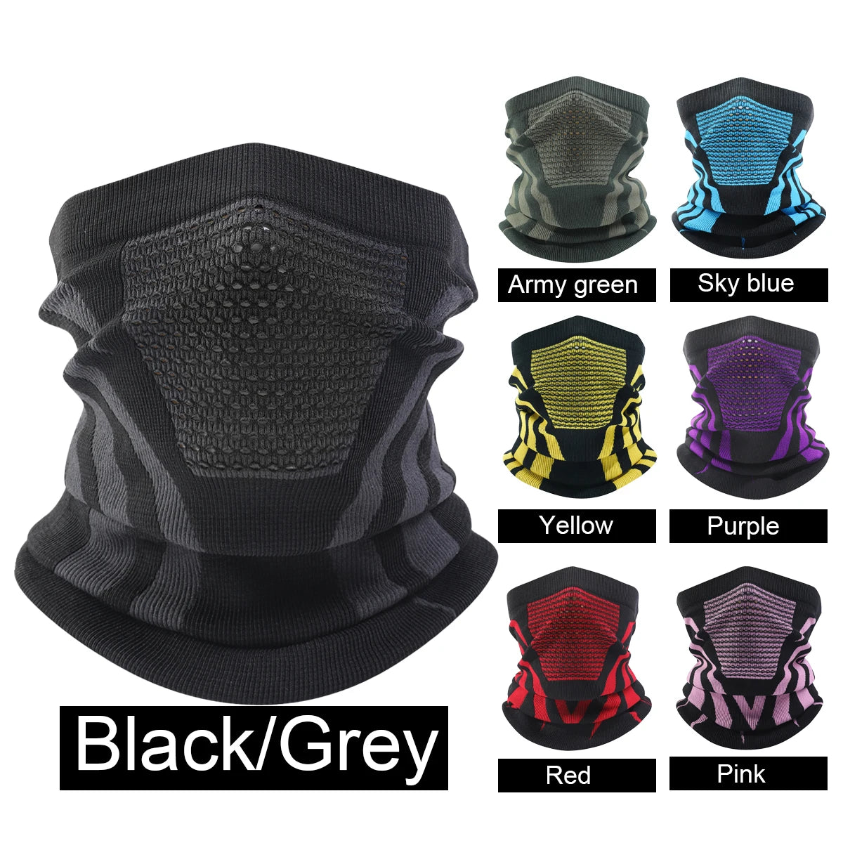Winter Neck Warmer Gaiter/Balaclava,Windproof Face Mask for Ski, Snowboard,Motorcycle Cycling for Men's and Women's All Weather