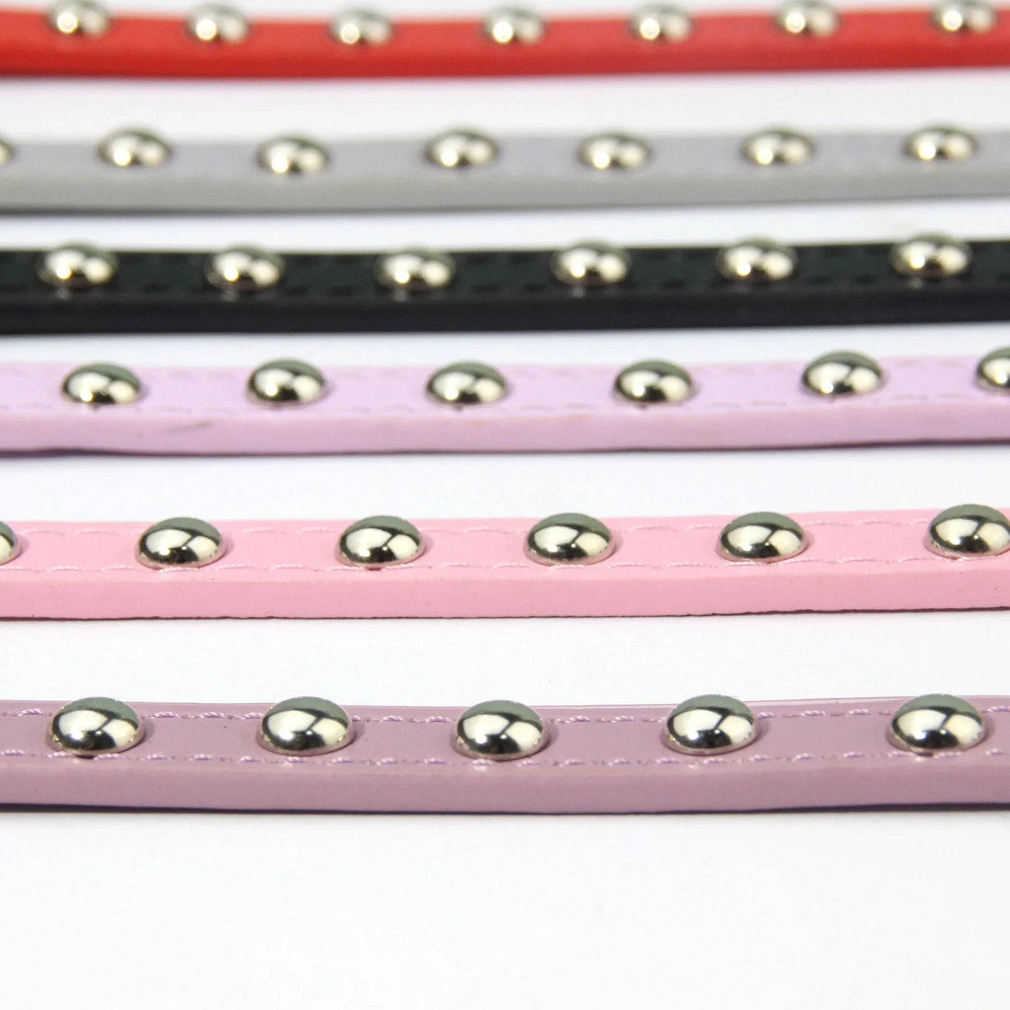 Rivets Anti-Bite Leather Dog Cat Collars Pu For Small Medium Large Dogs Pet Collar Pet Products Kitten Puppy Neck Strap