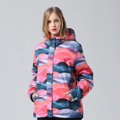2025 Hooded Skiing Jackets Warm Women Outdoor Sports Mountain Woman Snowboard Coats Heated Motorcycle Female Snowmobile Clothes