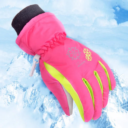 Outdoor Sport  Skiing Gloves Windproof Men Women Kids Winter Warm Ski Gloves Mittens Waterproof Skiing Breathable Air S/M/L/XL