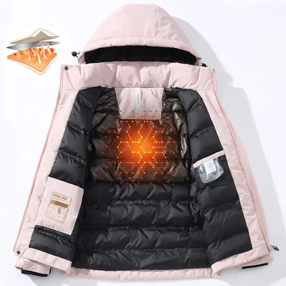 New Women's Ski Suit Windproof Waterproof Thicken Warm Snow Coat Winter Skiing and Snowboarding Jacket лыжный костюм женский