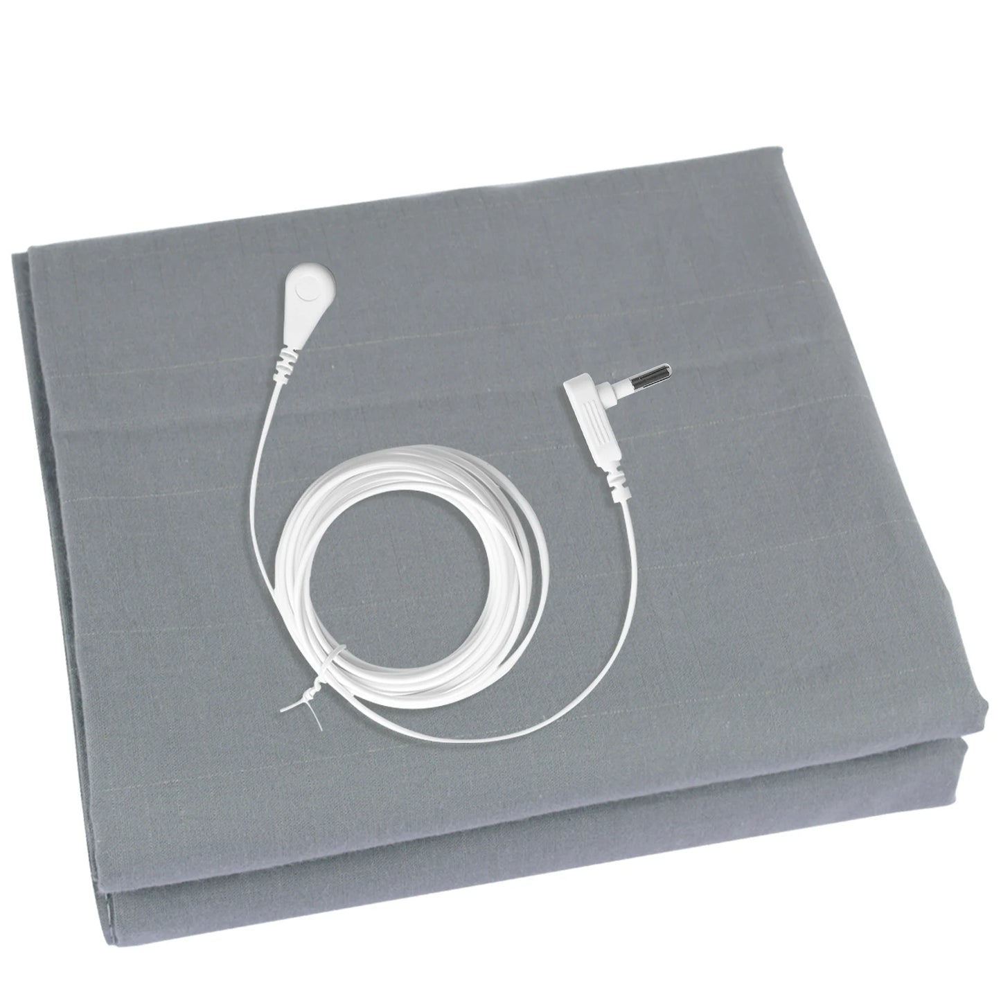 Grounding Bed Sheet with Organic Cotton Natural Wellness Healthy Earth Energy Mat