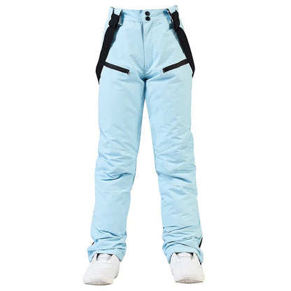 Women's and Men's Ski Pants Windproof Waterproof Snowboarding Pants Winter Outdoor Warm Snow Sports Pants Men Women Skiing