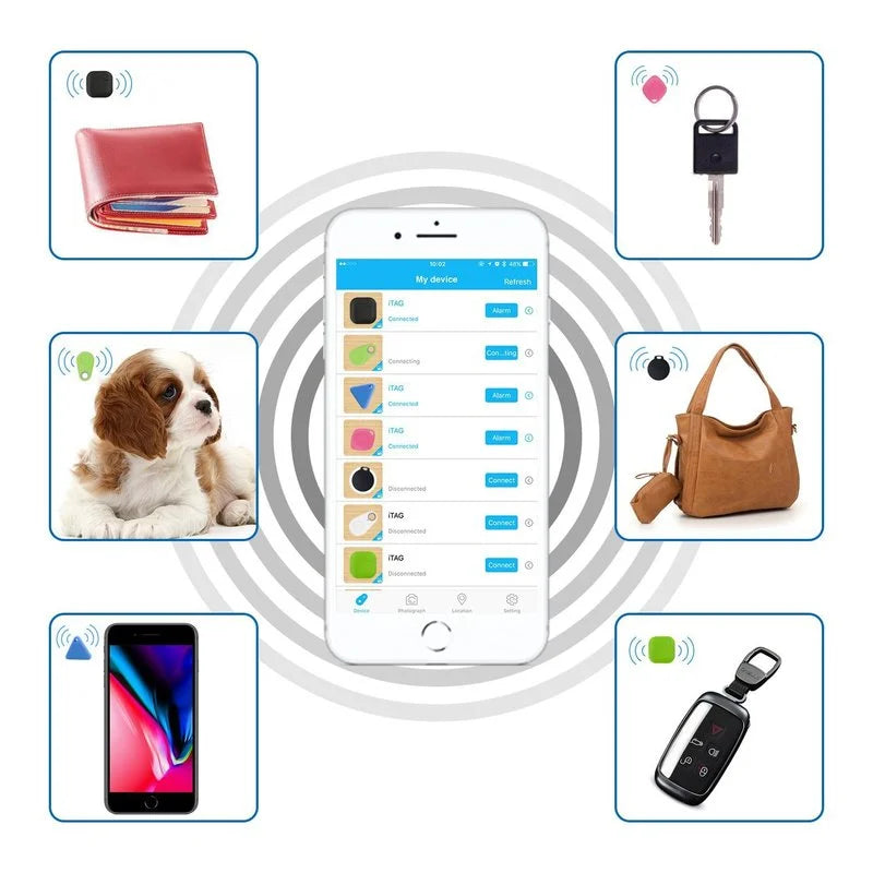 Mini GPS Tracker Anti Loss Finder Wallet Pet Key Tracker Spy Gadget Key Finder Anti Loss Alarm Wireless Location Tracker