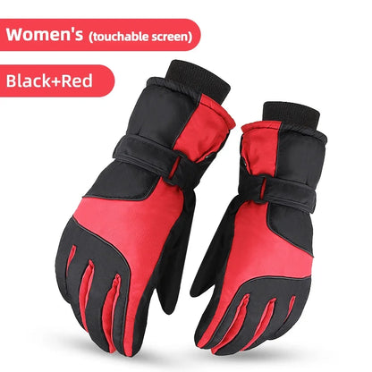 PHMAX Winter Ski Gloves Men Women Gloves Touch Cold Snowboard Motorcycle Cycle Gloves Outdoor Sports Warm Thermal Fleece Running