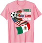 Host Canada Mexico USA Three Nations One Game 2026 Soccer T-Shirt Y2k Football Lover Graphic Apparel Cool Boys Fashion Clothing