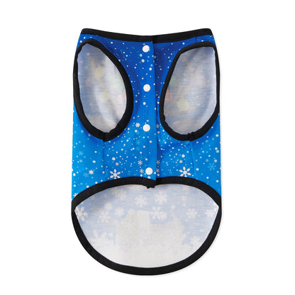 Christmas Family Pajamas Matching Set Long Sleeve Snowflake Print Top with Reindeer Print Bottoms Sleepwear Loungewear