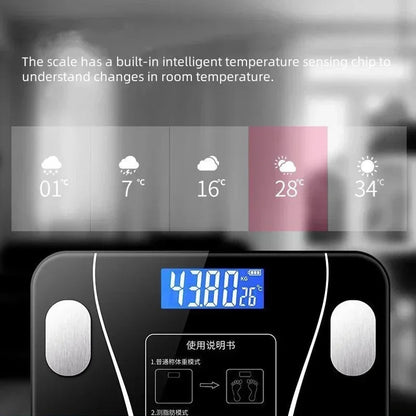 Electronic Scale Smart Bluetooth Weighing Human Charging Simple Weight Scale Weighing Household Fat Body Fat Measurement Scale