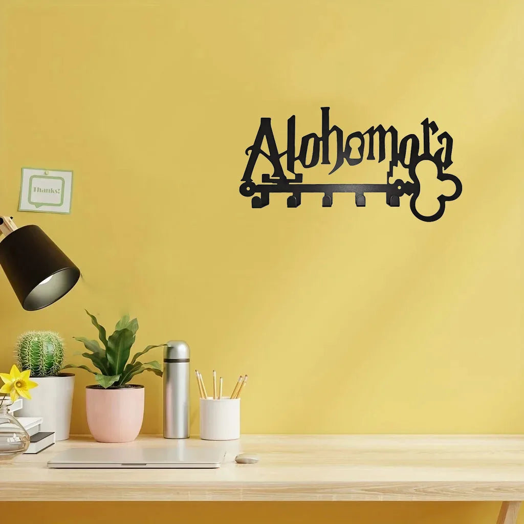Key Holder Wall Stylish Metal Key Holder Wall: Mounted Adhesive Hanger and Organizer for All Your Essentials Wall Hooks