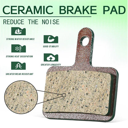BUCKLOS Ceramic Brake Pads MTB Bike Hydarulic Disc Brake Pad For SHIMANO B01S B05S Mountain Bicycle Disc Brake Pad Cycling Parts