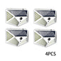 1-12 Pack Solar Lights Outdoor 100 LED Wall Lamp Motion Sensor Lights Waterproof Solar Street Light for Garden Porch Yard Garage