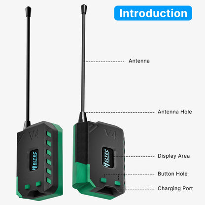 Meshtastic Heltec V4 Low Power ESP32 SX1262 LoRa 32 Dev-Board Case Set With 3000mAh Battery Support SolarPowered BLE Arduino IoT