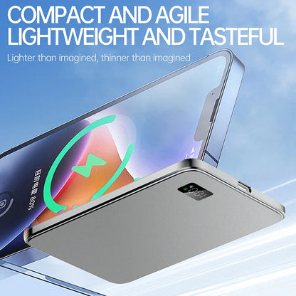 Brand New20w 10000mah Thin Wireless Power Bank Magnetic Portable Fast Charging External Battery For Magsafe For Iphone 15 14 13