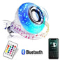 E27 Bluetooth Speaker Music Bulb With Remote Control 85-265V RGBW DJ Disco Stage Bulbs For Bedroom Living Room Stage Lighting