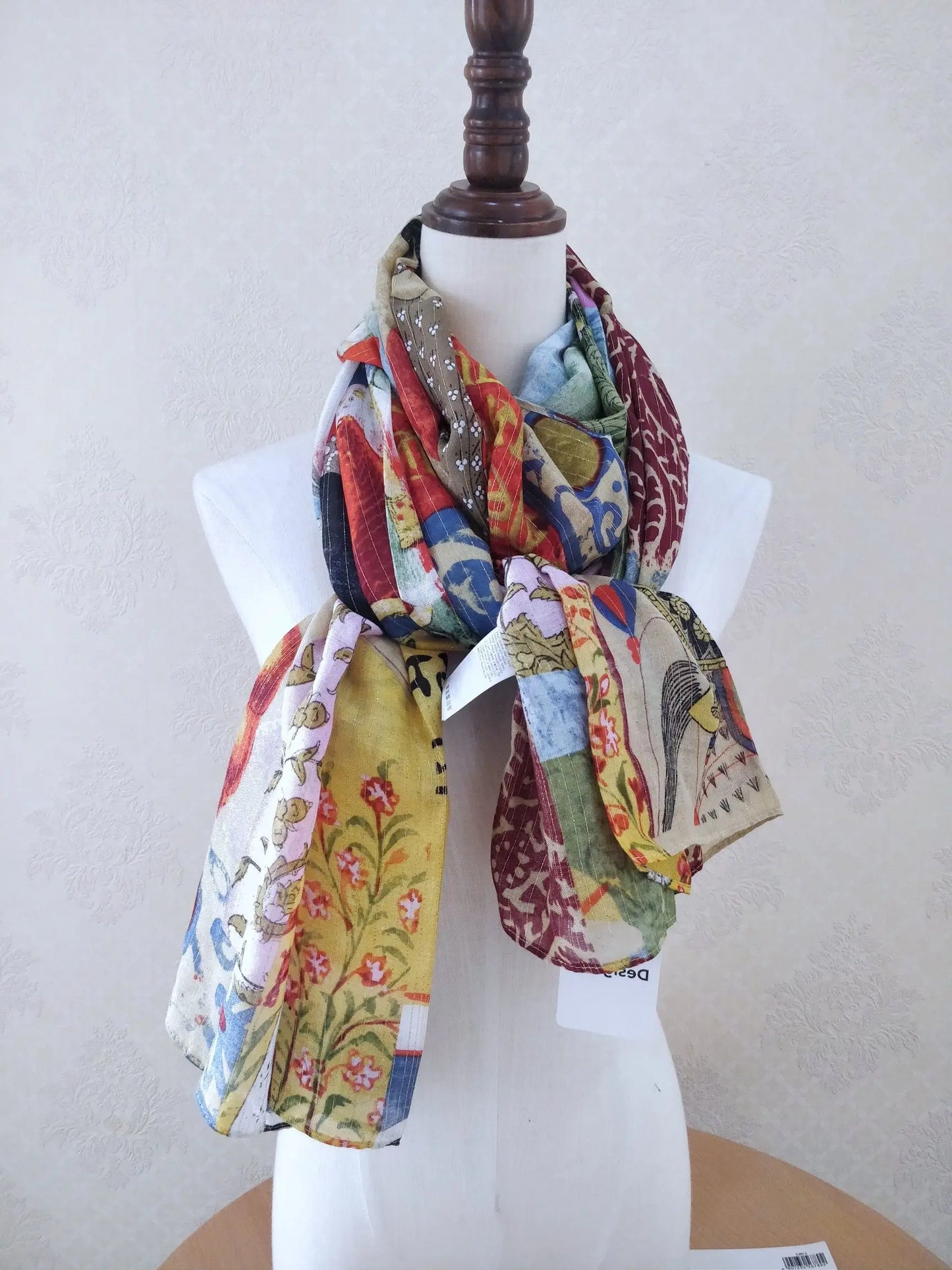 Foreign trade original single Italian autumn and winter new fashion brand printed light luxury shawl scarf