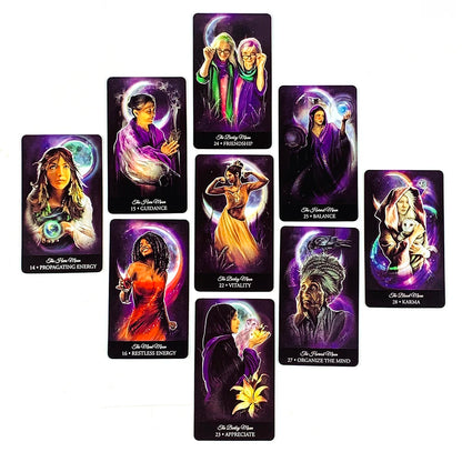 Oracle Cards Family Gathering Leisure Game Cards Prediction Divination Deck Board Playing Card Game,Halloween and Christmas Gift
