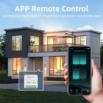 16A/20A Wifi Smart Switch DIY Smart Home Light Switches Module 2 Way Control Work with Tuya Smart Life Alexa Google Home Switch
