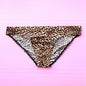 Men's Panties Leopard Printed Bikini G-String Low Waist Briefs Soft Pouch Temptation Lingerie Underwear Seamless Underpants