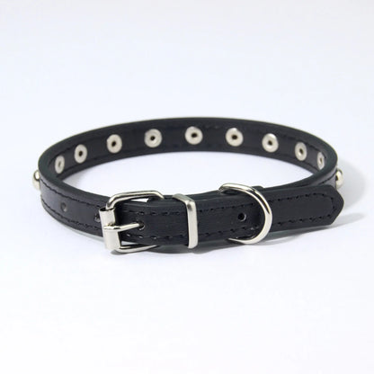 Rivets Anti-Bite Leather Dog Cat Collars Pu For Small Medium Large Dogs Pet Collar Pet Products Kitten Puppy Neck Strap