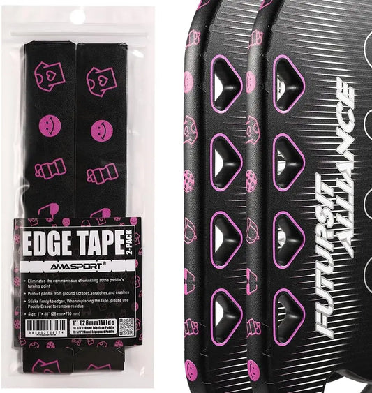 Pickleball Paddle Protection Tape - Paddle Head Edge Guard - Racket Edge Protection Tape -Pickleball Lead Tape- 2 Units Pack