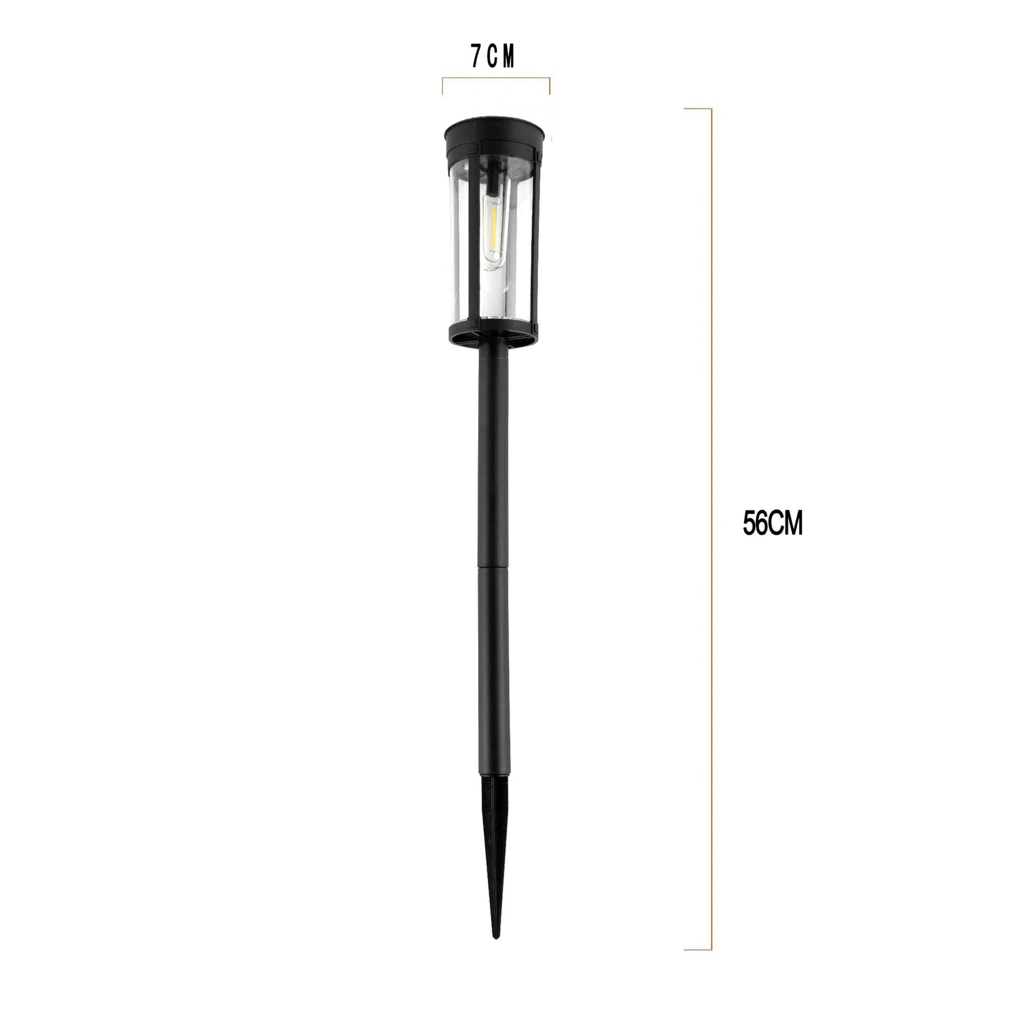 Outdoor Solar Path Lights Waterproof Garden Lighting for Patio Lawn Walkways Driveways Warm Landscape Lights