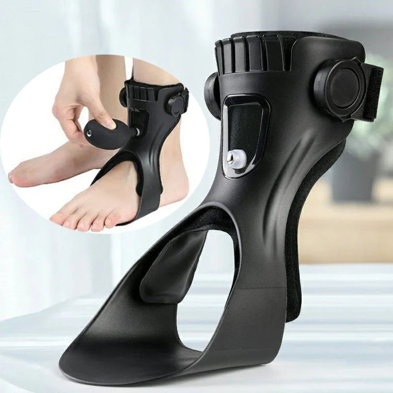 1PC AFO Drop Foot Brace Orthosis Ankle Support-With Comfortable Inflatable Airbag for Hemiplegia Stroke Shoes Walking